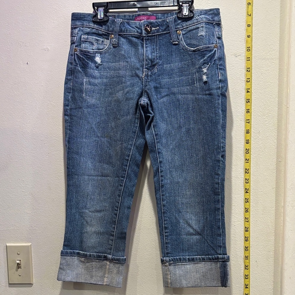 Vigoss Women's Capris Blue Jeans